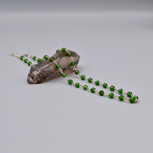 chrome diopside necklace akka jewelry